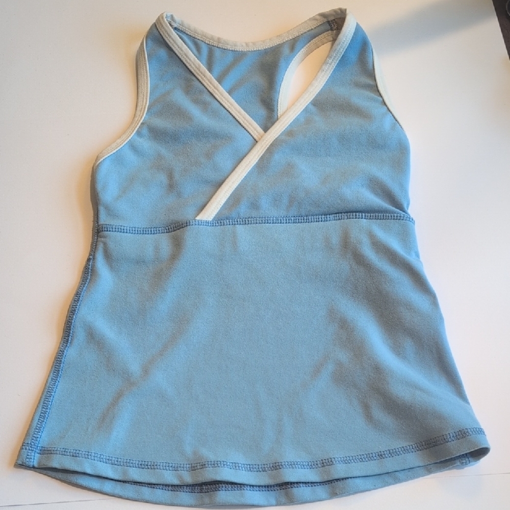 Lululemon Blue Tank Sports Bra